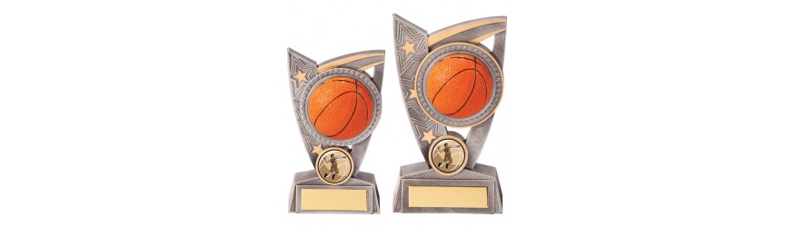 TRIUMPH BASKETBALL AWARD - 2 SIZES - 12.5CM TO 15CM TRIUMPH BASKETBALL AWARD - 2 SIZES - 12.5CM TO 15CM